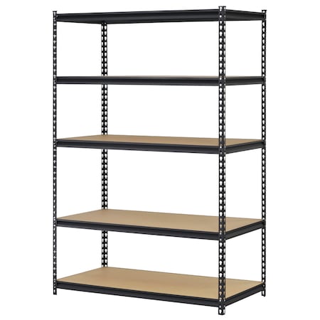 Edsal Edsal Muscle Rack 72 in. H X 48 in. W X 24 in. D Steel Shelving Unit UR-245BLK